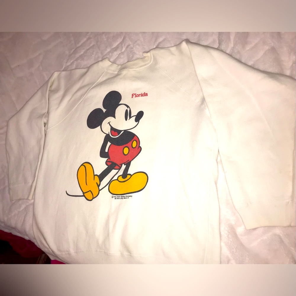 Vintage Mickey Mouse Florida Parks Sweater